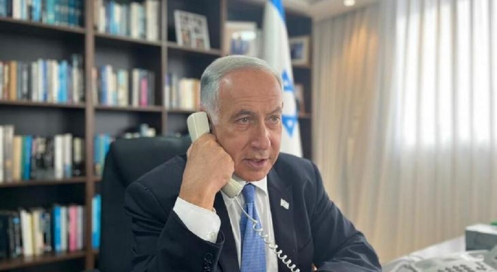نتنياهو يهاتف رئيس الكيان المؤقت ويبلغه بنجاحه في تشكيل الحكومة الصهيونية